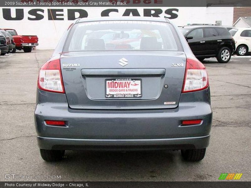 Azure Gray Metallic / Black 2009 Suzuki SX4 Touring Sport Sedan