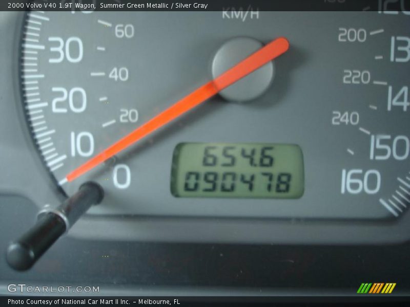 Summer Green Metallic / Silver Gray 2000 Volvo V40 1.9T Wagon