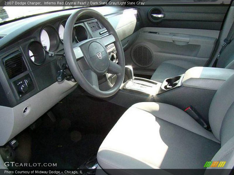 Inferno Red Crystal Pearl / Dark Slate Gray/Light Slate Gray 2007 Dodge Charger