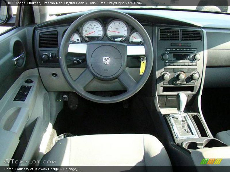 Inferno Red Crystal Pearl / Dark Slate Gray/Light Slate Gray 2007 Dodge Charger