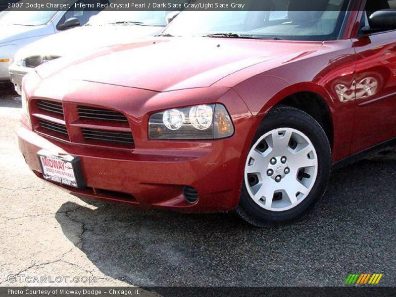 Inferno Red Crystal Pearl / Dark Slate Gray/Light Slate Gray 2007 Dodge Charger