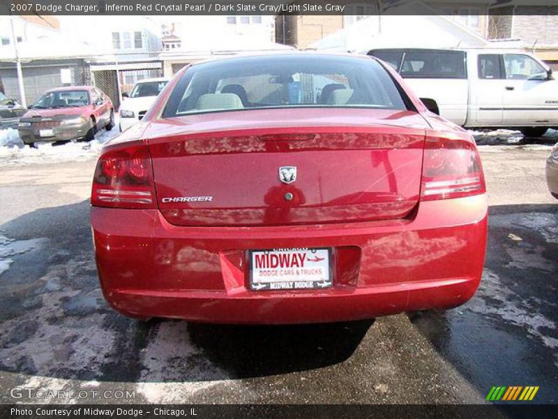 Inferno Red Crystal Pearl / Dark Slate Gray/Light Slate Gray 2007 Dodge Charger