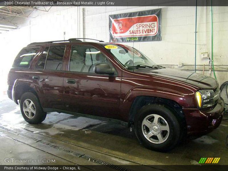 Bordeaux Red Metallic / Light Gray 2006 Chevrolet TrailBlazer LS
