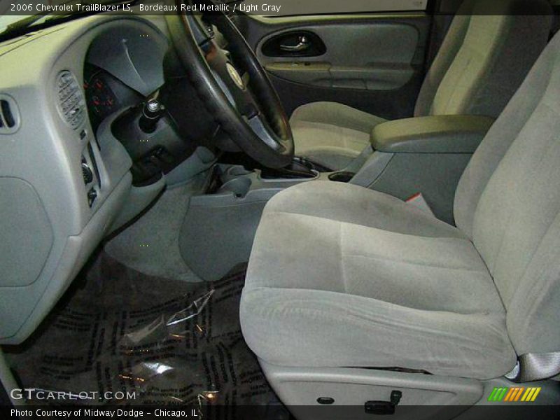 Bordeaux Red Metallic / Light Gray 2006 Chevrolet TrailBlazer LS