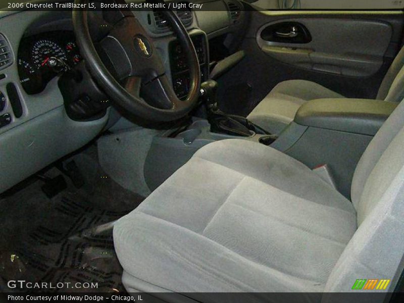 Bordeaux Red Metallic / Light Gray 2006 Chevrolet TrailBlazer LS