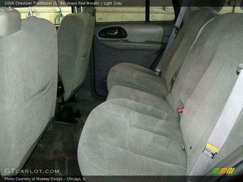 Bordeaux Red Metallic / Light Gray 2006 Chevrolet TrailBlazer LS