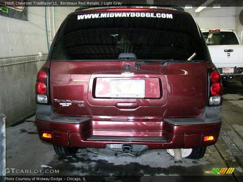 Bordeaux Red Metallic / Light Gray 2006 Chevrolet TrailBlazer LS