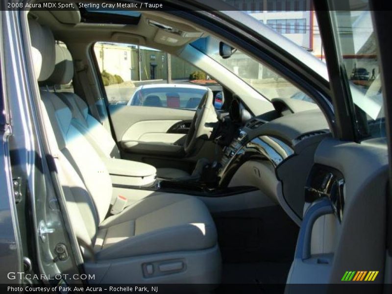Sterling Gray Metallic / Taupe 2008 Acura MDX Sport