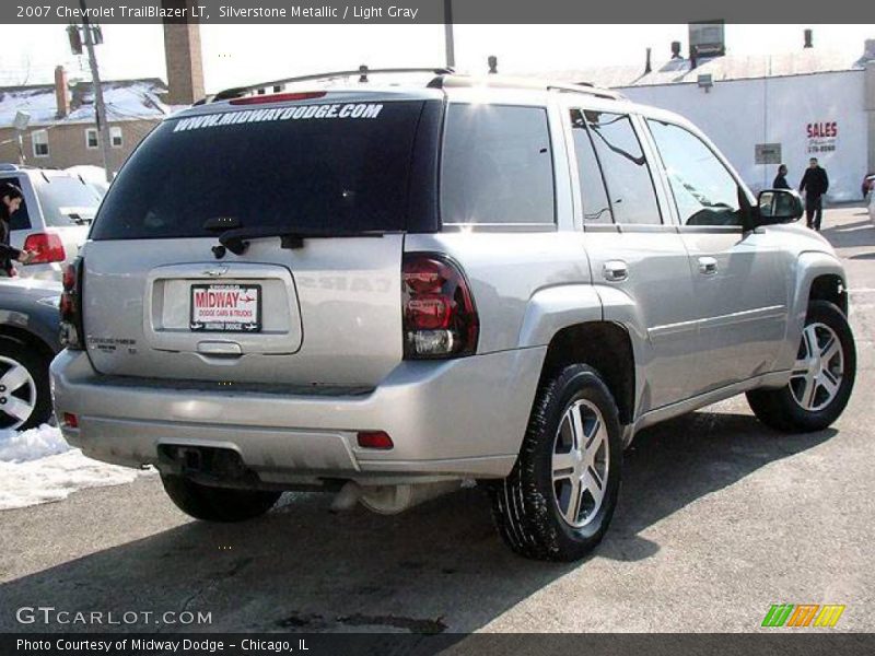 Silverstone Metallic / Light Gray 2007 Chevrolet TrailBlazer LT