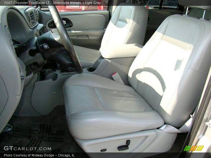 Silverstone Metallic / Light Gray 2007 Chevrolet TrailBlazer LT