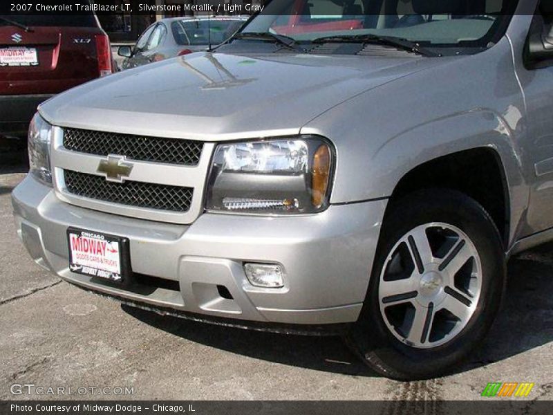 Silverstone Metallic / Light Gray 2007 Chevrolet TrailBlazer LT
