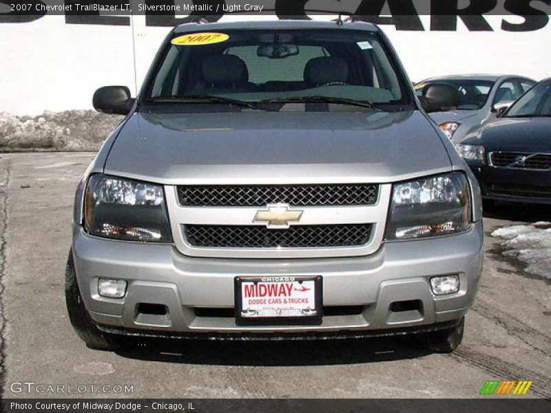 Silverstone Metallic / Light Gray 2007 Chevrolet TrailBlazer LT