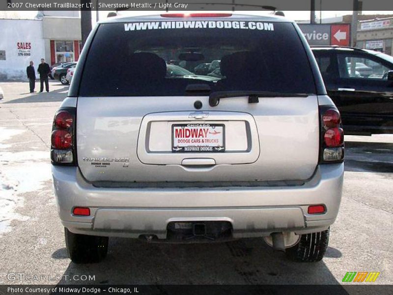 Silverstone Metallic / Light Gray 2007 Chevrolet TrailBlazer LT
