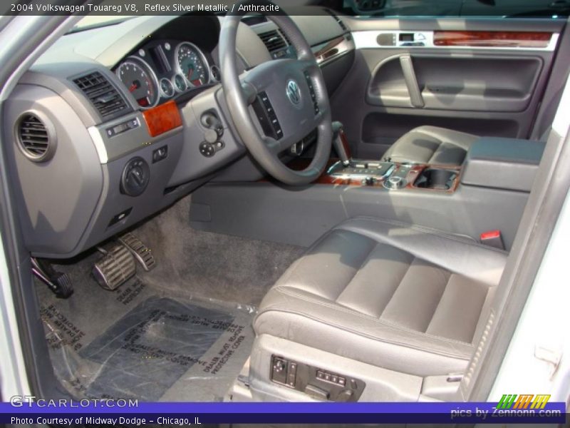 Reflex Silver Metallic / Anthracite 2004 Volkswagen Touareg V8