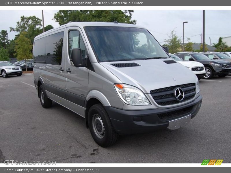 Brilliant Silver Metallic / Black 2010 Mercedes-Benz Sprinter 2500 Passenger Van