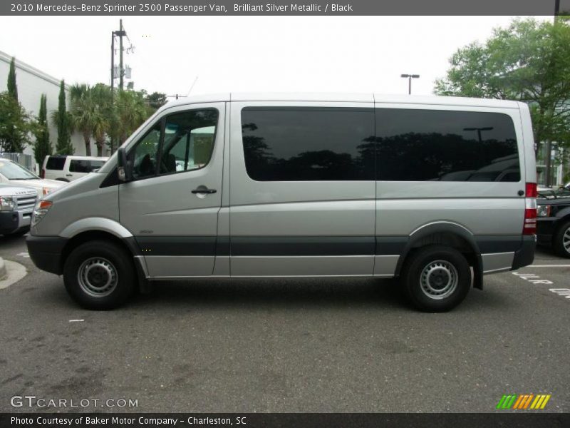 Brilliant Silver Metallic / Black 2010 Mercedes-Benz Sprinter 2500 Passenger Van