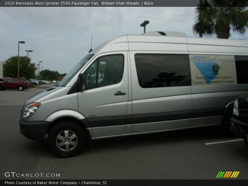 Brilliant Silver Metallic / Black 2010 Mercedes-Benz Sprinter 2500 Passenger Van