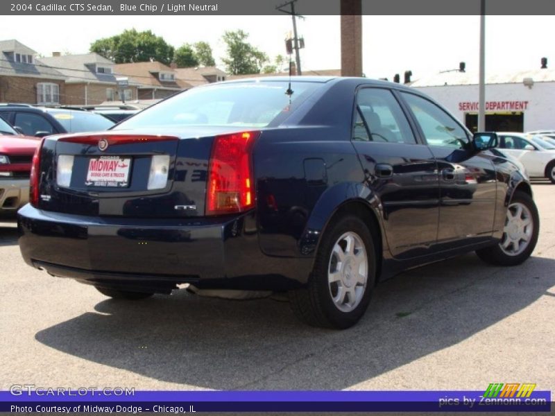 Blue Chip / Light Neutral 2004 Cadillac CTS Sedan