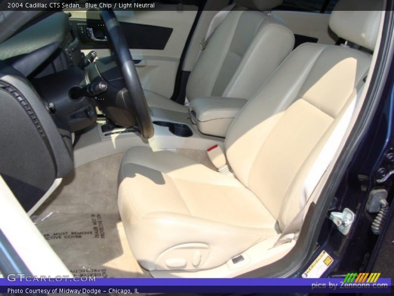 Blue Chip / Light Neutral 2004 Cadillac CTS Sedan