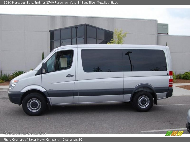 Brilliant Silver Metallic / Black 2010 Mercedes-Benz Sprinter 2500 Passenger Van