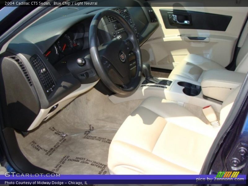 Blue Chip / Light Neutral 2004 Cadillac CTS Sedan