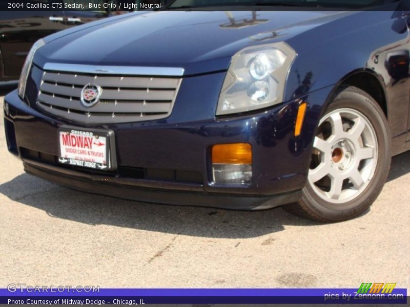 Blue Chip / Light Neutral 2004 Cadillac CTS Sedan