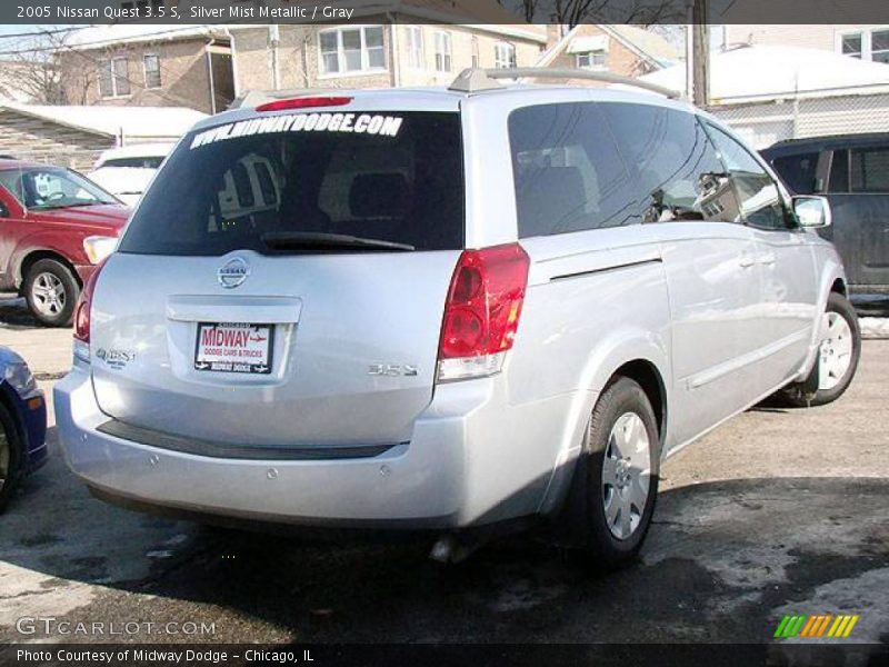 Silver Mist Metallic / Gray 2005 Nissan Quest 3.5 S