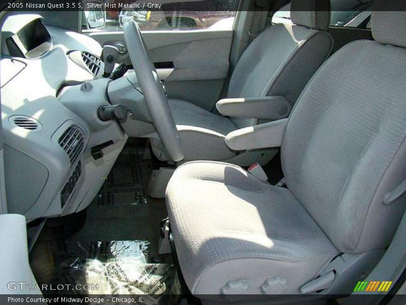 Silver Mist Metallic / Gray 2005 Nissan Quest 3.5 S