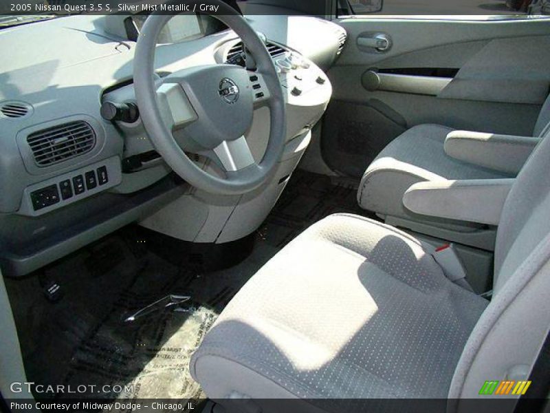 Silver Mist Metallic / Gray 2005 Nissan Quest 3.5 S