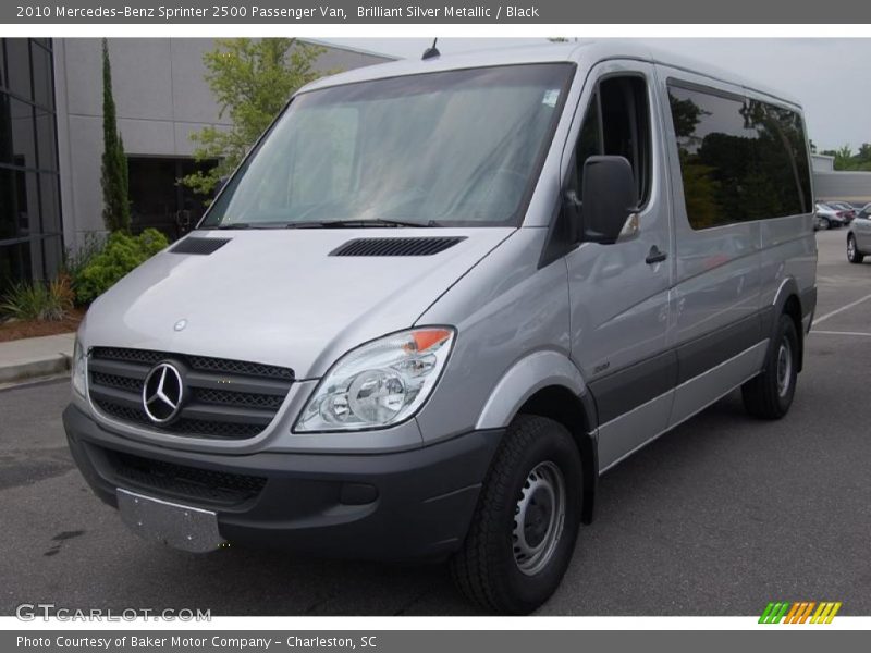 Brilliant Silver Metallic / Black 2010 Mercedes-Benz Sprinter 2500 Passenger Van