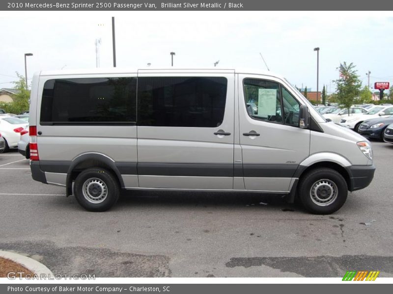 Brilliant Silver Metallic / Black 2010 Mercedes-Benz Sprinter 2500 Passenger Van