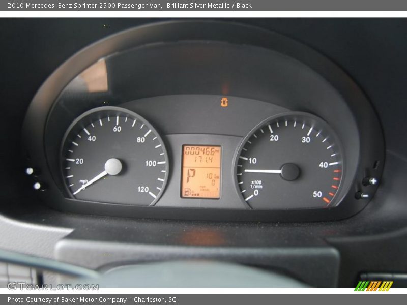 Brilliant Silver Metallic / Black 2010 Mercedes-Benz Sprinter 2500 Passenger Van