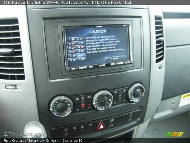 Brilliant Silver Metallic / Black 2010 Mercedes-Benz Sprinter 2500 High Roof Passenger Van