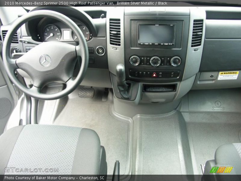 Brilliant Silver Metallic / Black 2010 Mercedes-Benz Sprinter 2500 High Roof Passenger Van