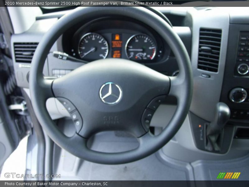Brilliant Silver Metallic / Black 2010 Mercedes-Benz Sprinter 2500 High Roof Passenger Van