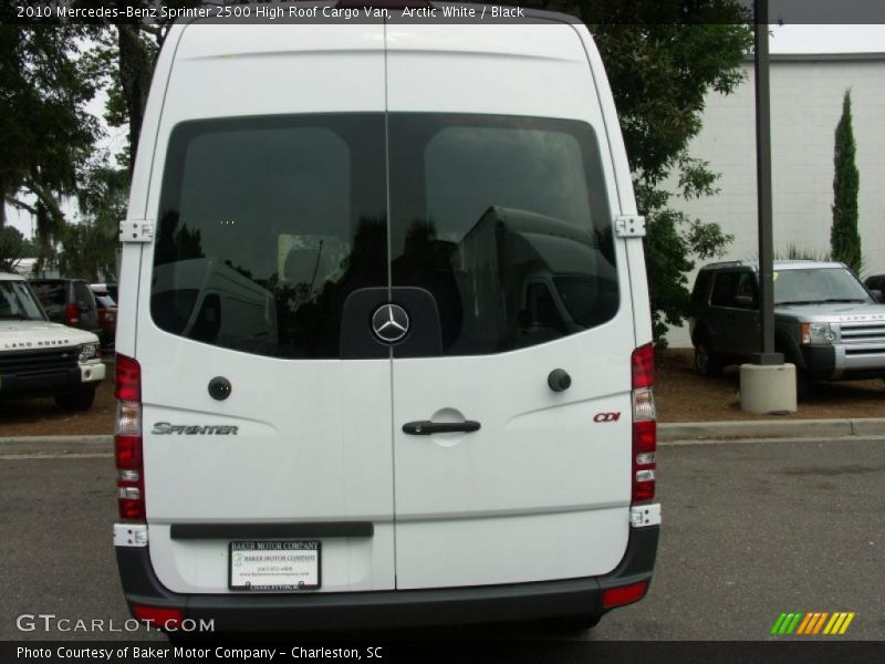 Arctic White / Black 2010 Mercedes-Benz Sprinter 2500 High Roof Cargo Van