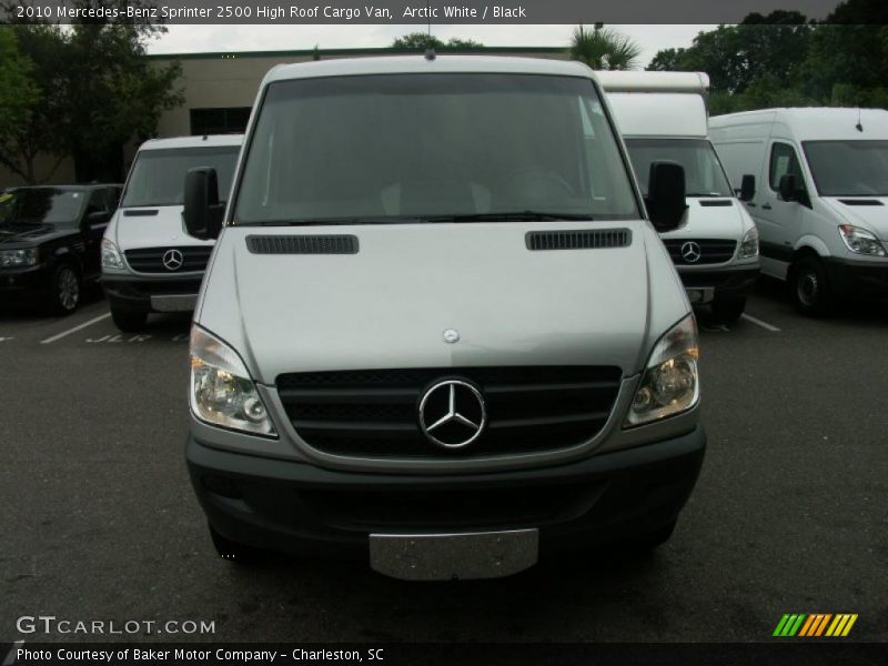 Arctic White / Black 2010 Mercedes-Benz Sprinter 2500 High Roof Cargo Van