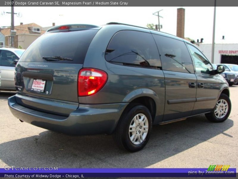 Magnesium Pearl / Medium Slate Gray 2007 Dodge Grand Caravan SE