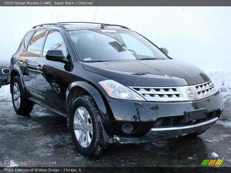 Super Black / Charcoal 2006 Nissan Murano S AWD