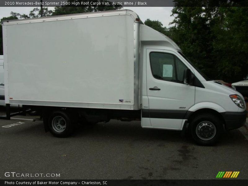 Arctic White / Black 2010 Mercedes-Benz Sprinter 2500 High Roof Cargo Van