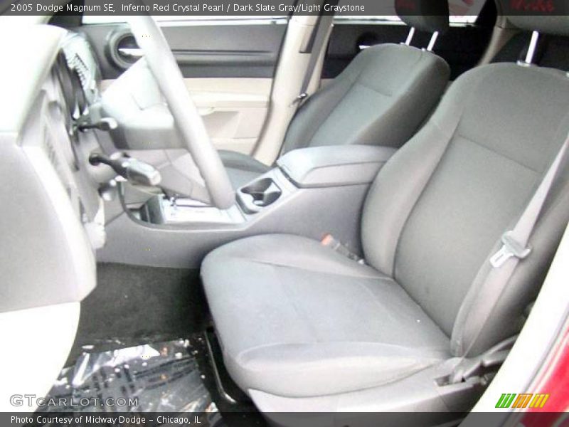 Inferno Red Crystal Pearl / Dark Slate Gray/Light Graystone 2005 Dodge Magnum SE