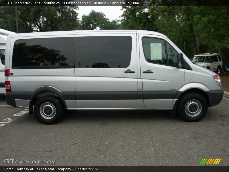 Brilliant Silver Metallic / Black 2010 Mercedes-Benz Sprinter 2500 Passenger Van