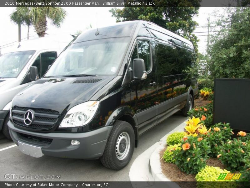 Brilliant Silver Metallic / Black 2010 Mercedes-Benz Sprinter 2500 Passenger Van