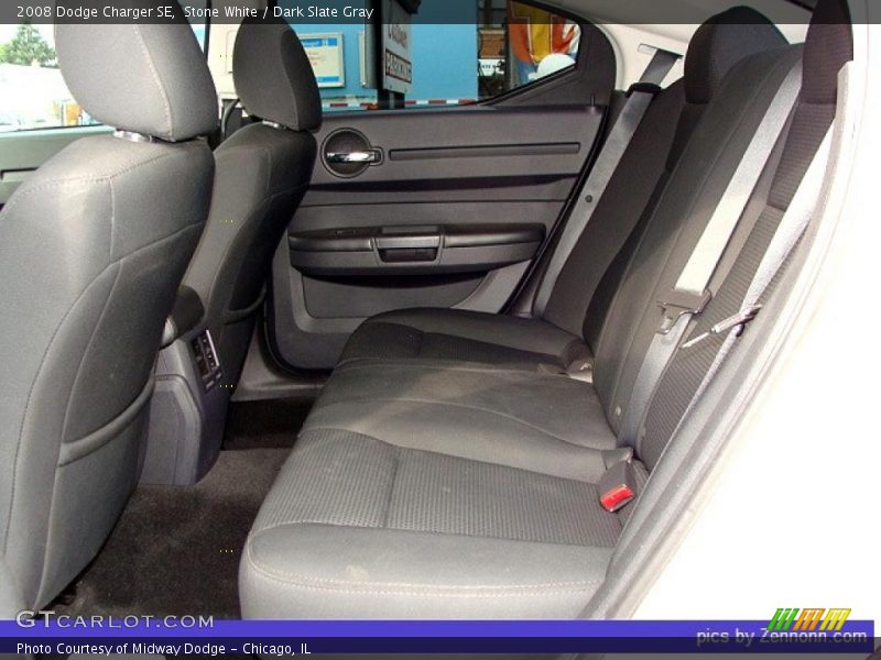 Stone White / Dark Slate Gray 2008 Dodge Charger SE