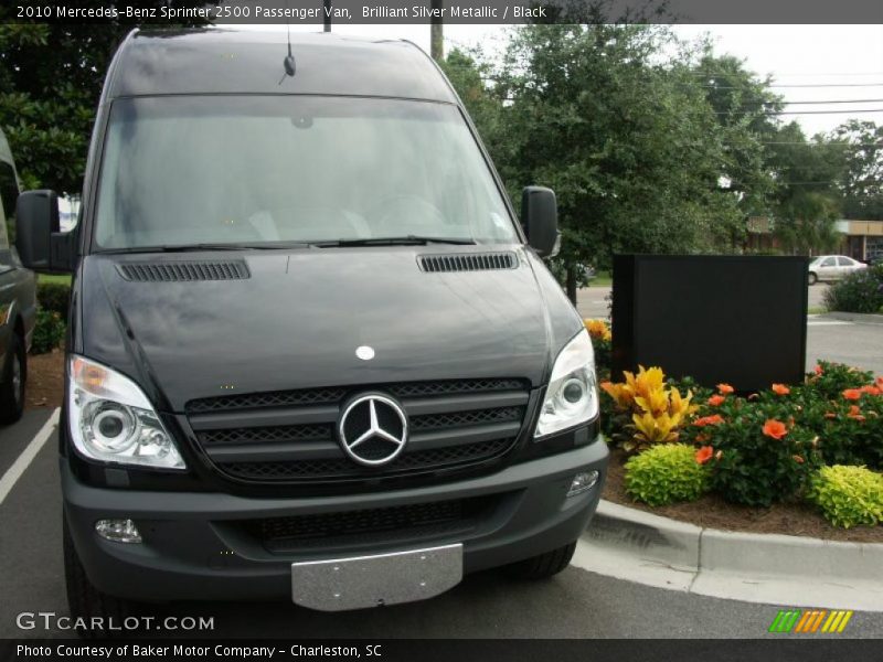 Brilliant Silver Metallic / Black 2010 Mercedes-Benz Sprinter 2500 Passenger Van