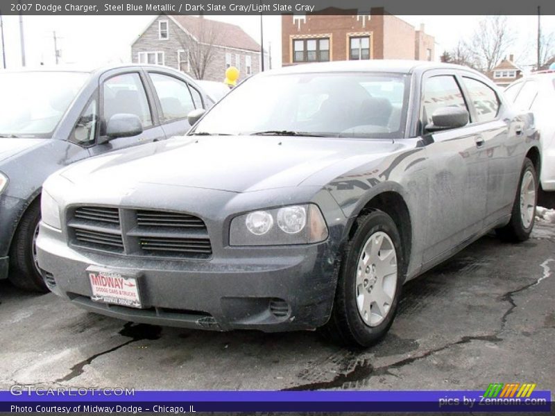 Steel Blue Metallic / Dark Slate Gray/Light Slate Gray 2007 Dodge Charger