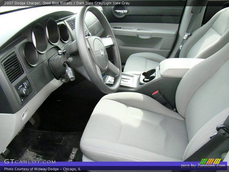 Steel Blue Metallic / Dark Slate Gray/Light Slate Gray 2007 Dodge Charger