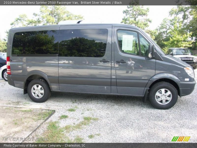 Brilliant Silver Metallic / Black 2010 Mercedes-Benz Sprinter 2500 Passenger Van