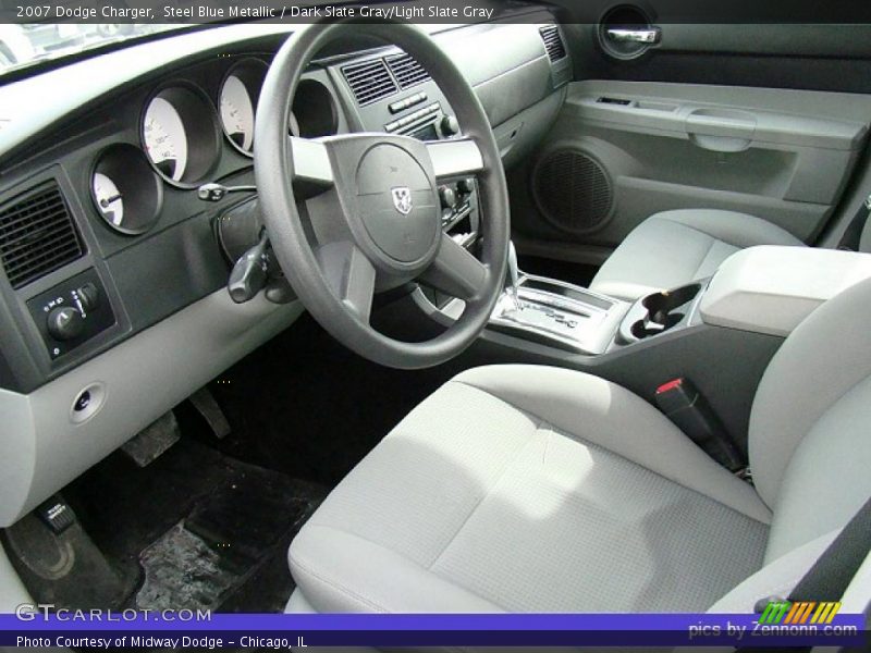 Steel Blue Metallic / Dark Slate Gray/Light Slate Gray 2007 Dodge Charger