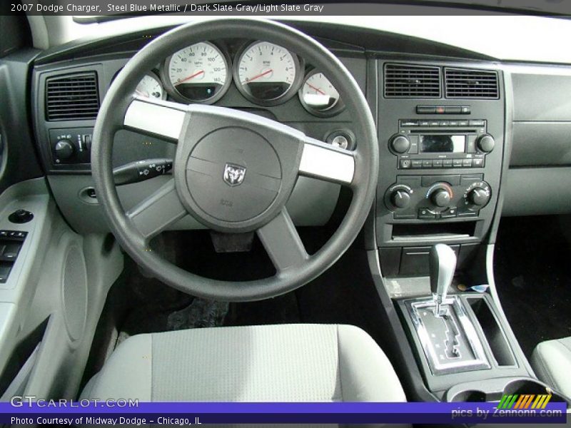 Steel Blue Metallic / Dark Slate Gray/Light Slate Gray 2007 Dodge Charger